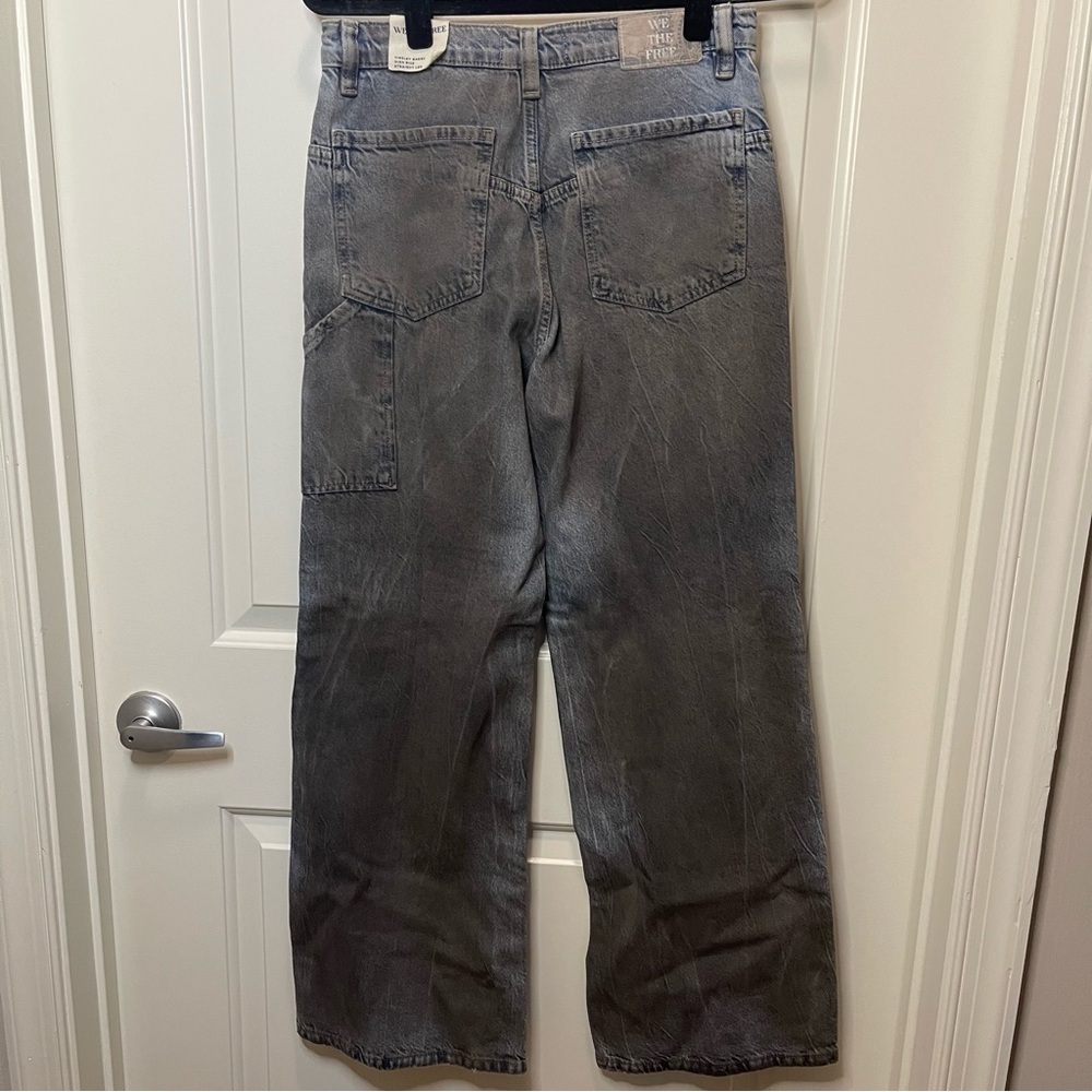 WE THE FREE x Free People Tinsley Baggy High Rise 90’s Grunge Jeans 28S - Picture 4 of 8